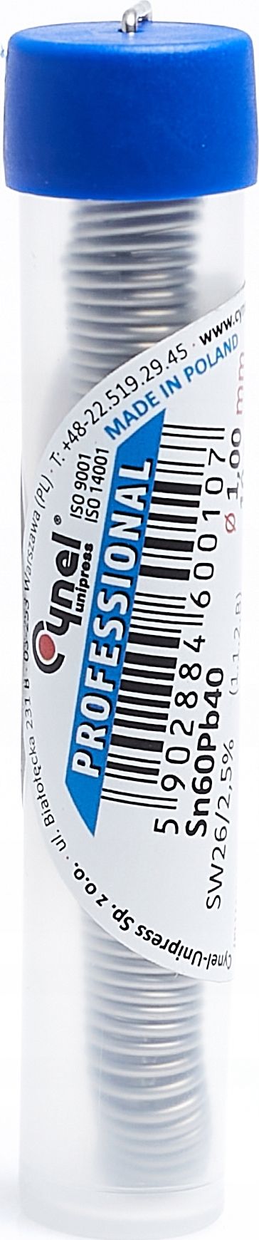 Techrebal Cyna Sn60Pb40-SW26 1.00 10g FIOLKA