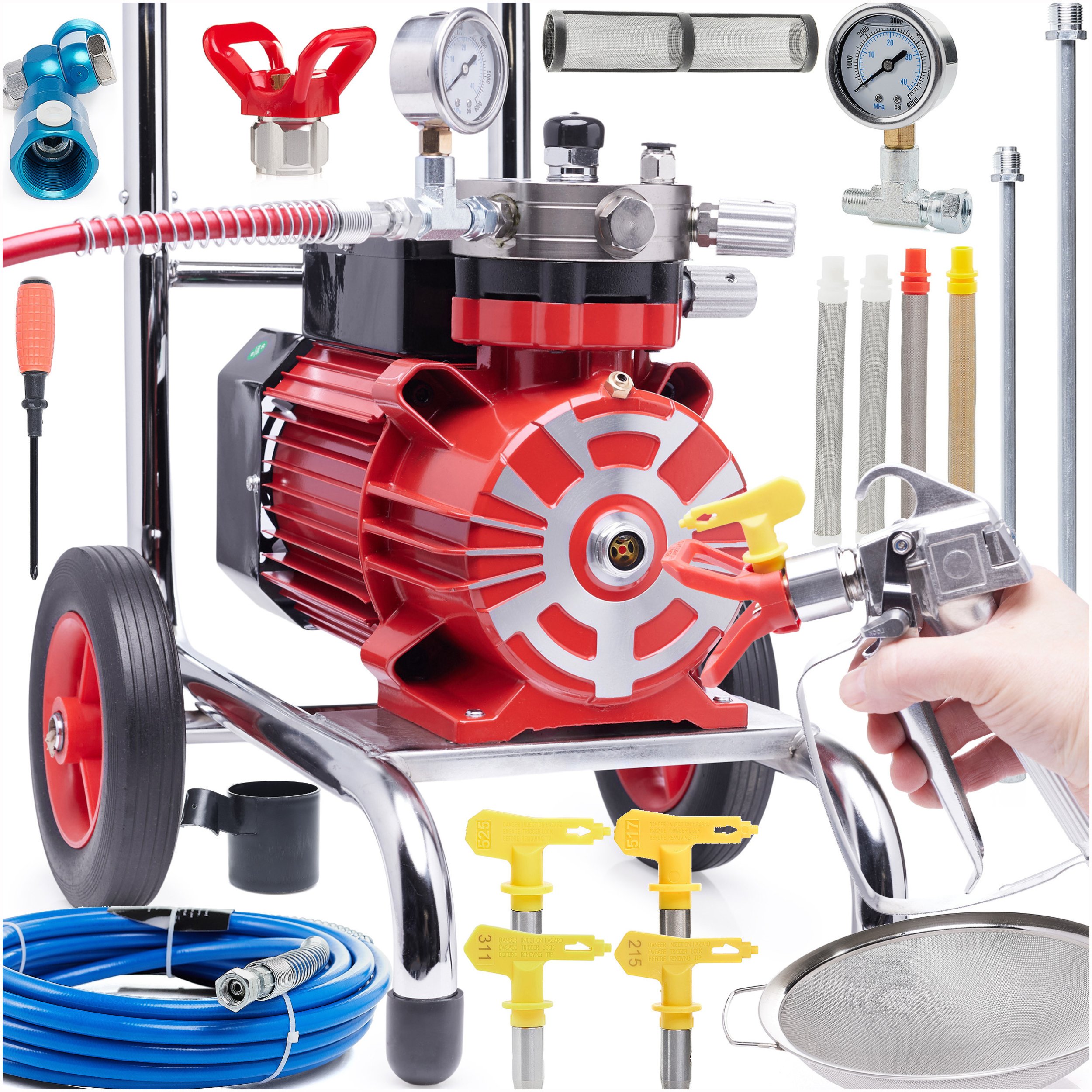 Agregat Malarski Hydrodynamiczny 3500W Dysze Przedłużka 50cm 75cm 18L/min