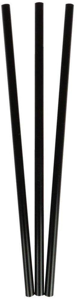Słomki wielorazowe czarne 20szt
