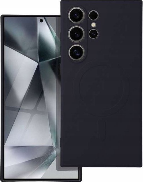 OEM Futerał SILICONE MAG COVER kompatybilny z MagSafe do SAMSUNG S24 Ultra czarny