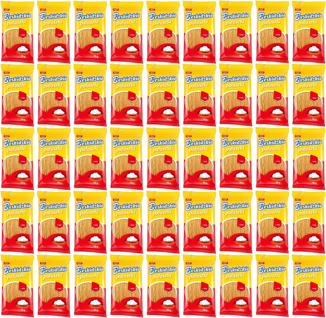 Beskidzkie Paluszki z solą 70 g x 45 sztuk