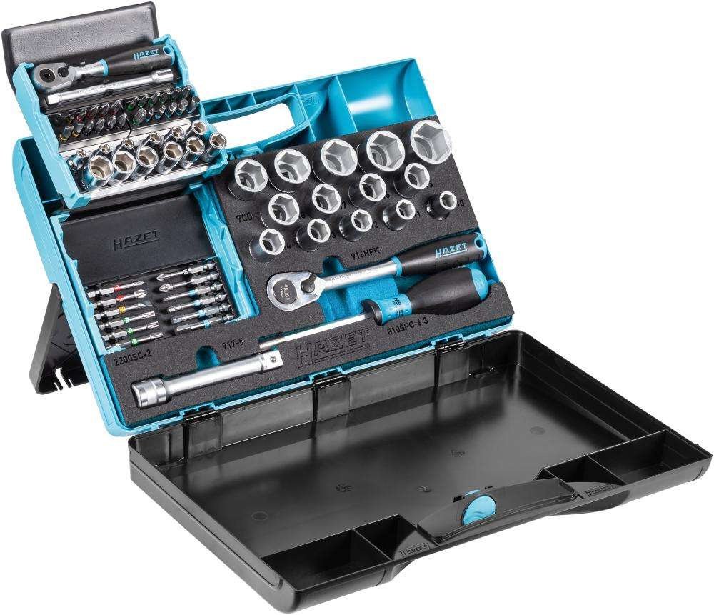 Zest.końcówek wymiennych klucza nasad.z 916HPK 1/4" i 1/2"68-częściowy produkt dost.wył.w Hazet