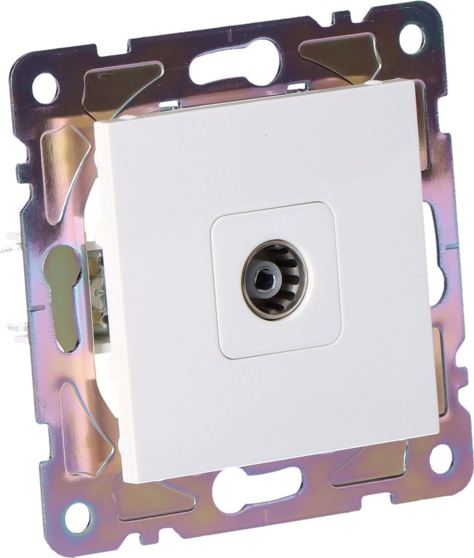 Onnline Gniazdo TV, białe, GAMA ONNLINE