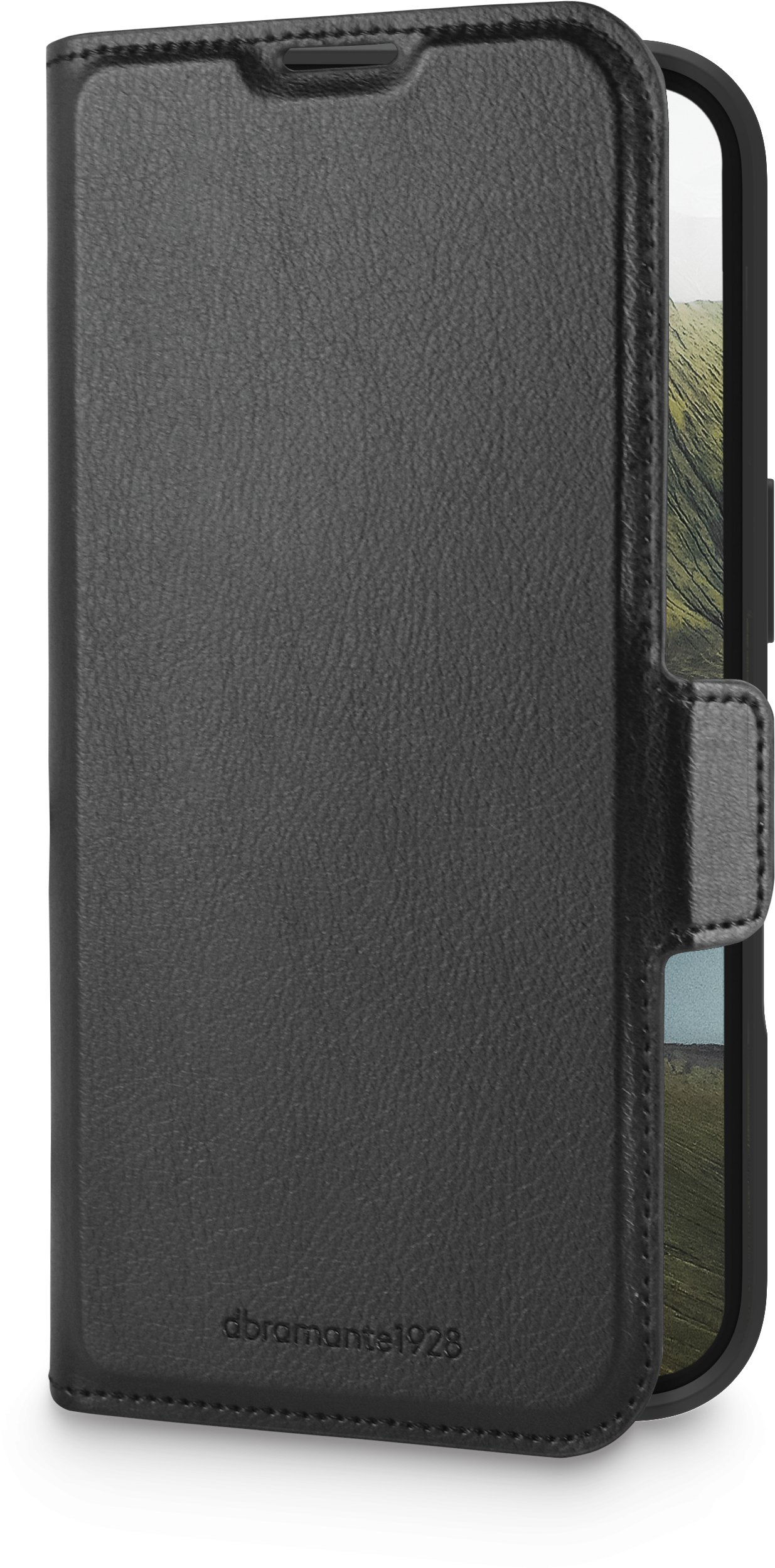 dbramante1928 Oslo Pro - iPhone 16 - Black, Folio, Apple, iPhone 16, 15.5 cm (6.1"), Black
