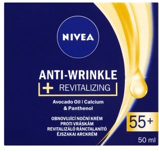 Nivea Anti-Wrinkle Revitalizing Night Cream Przeciwzmarszczkowy krem rewitalizujący 50ml