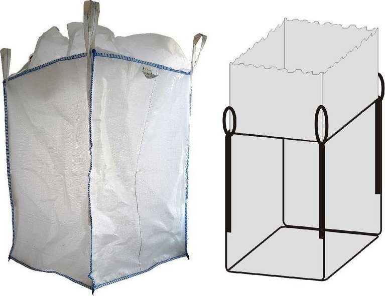 IZOMER Worek wielkogabarytowy BIG BAG 15. 4 uchwyty, wym. 700x1100x1200mm - KOMPLET 20 szt.