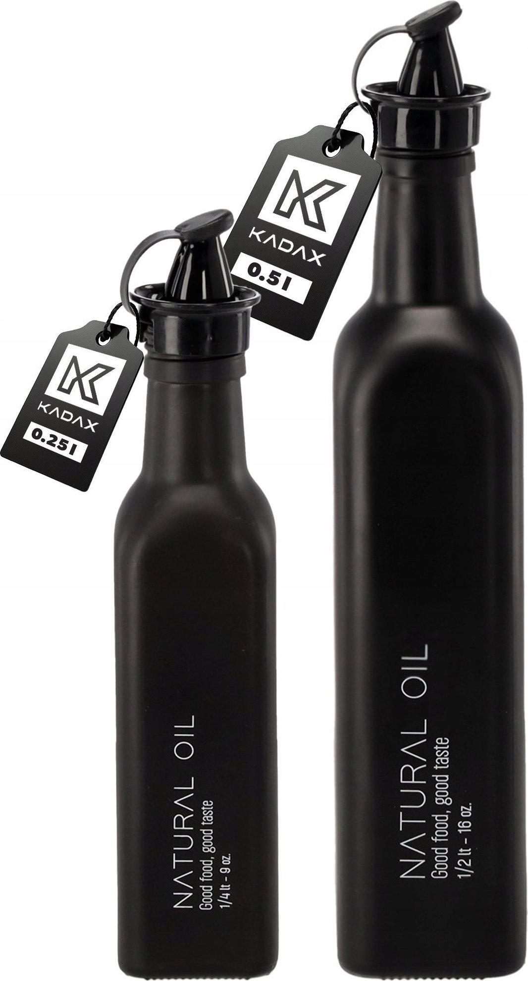 Kadax KADAX Butelka Na Oliwę Dozownik 0,5 + 0,25L Zestaw