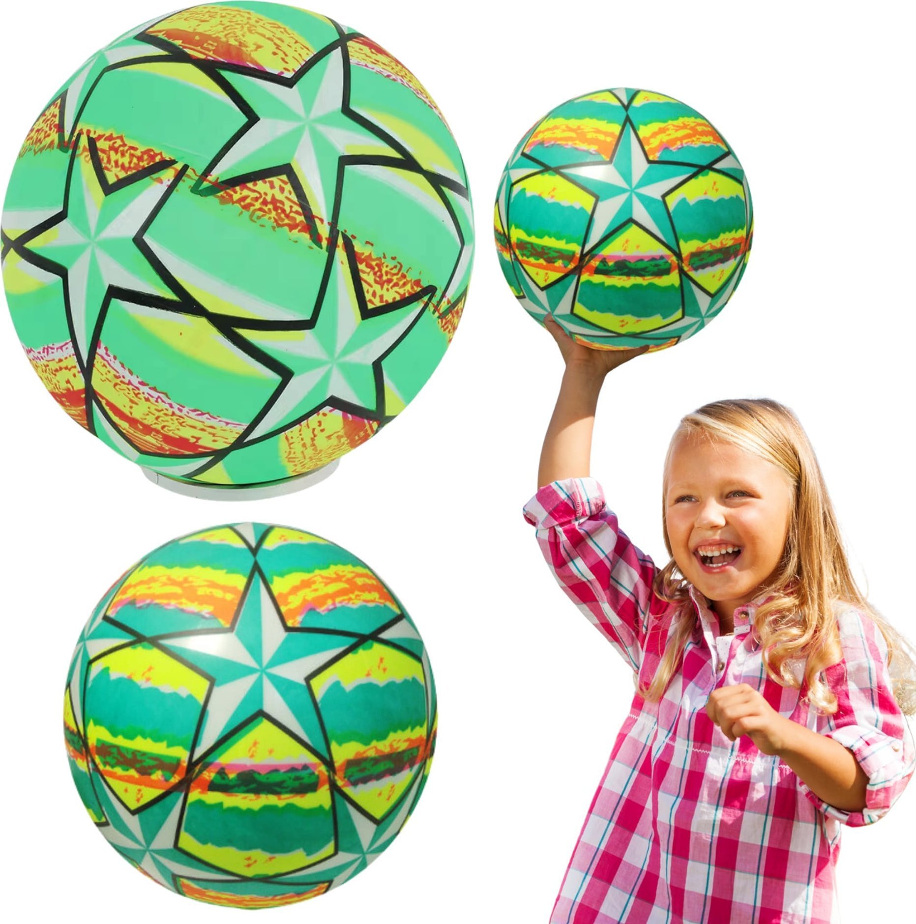Swede Piłka Gumowa W Gwiazdy Trwała Bezpieczna Piłka Nożna Rzucanie Turlanie