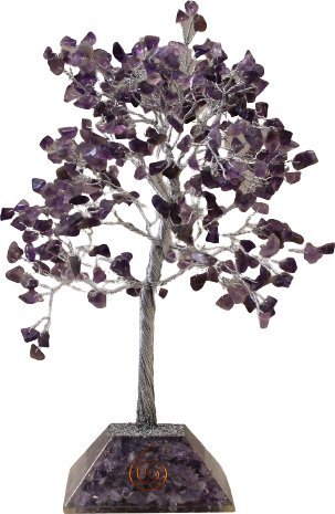 Art-Pol Drzewko Szczęścia z Orgonitem - Ametyst | 320 kamieni