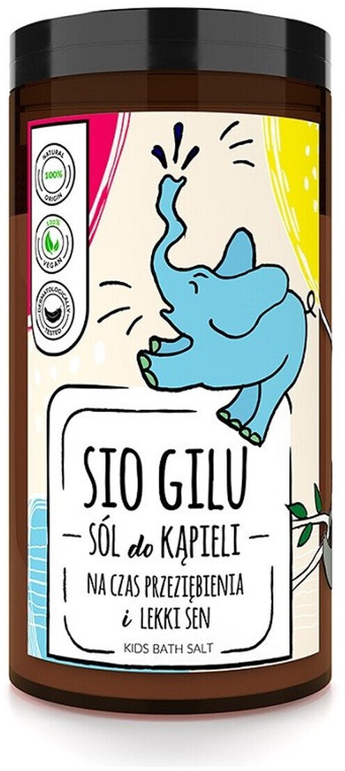 Słomiana pracownia Sio Gilu Sól do kąpieli na czas przeziębienia i lekki sen 560g