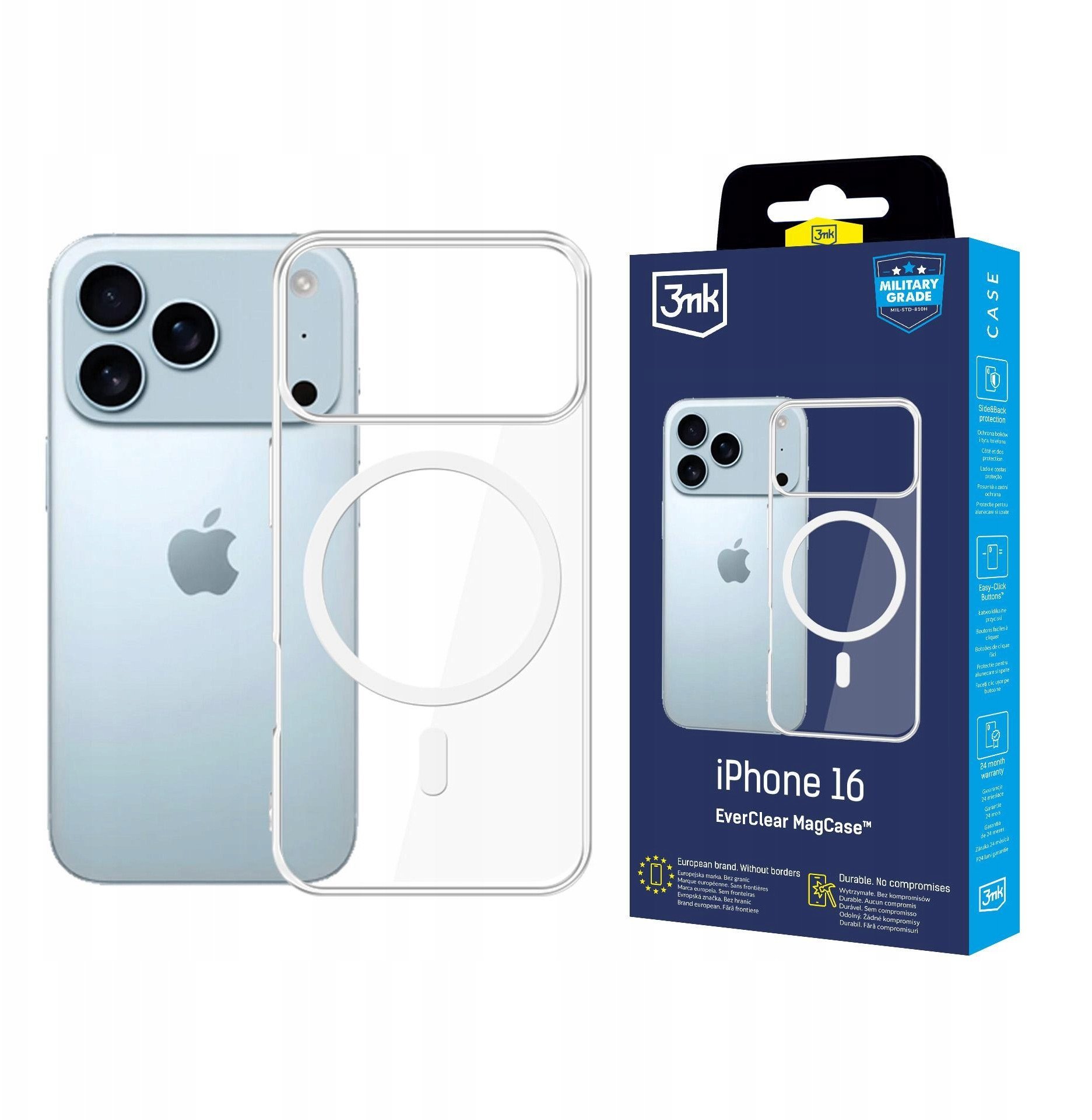 3mk EverClear MagCase pro Apple iPhone 17 Pro Max