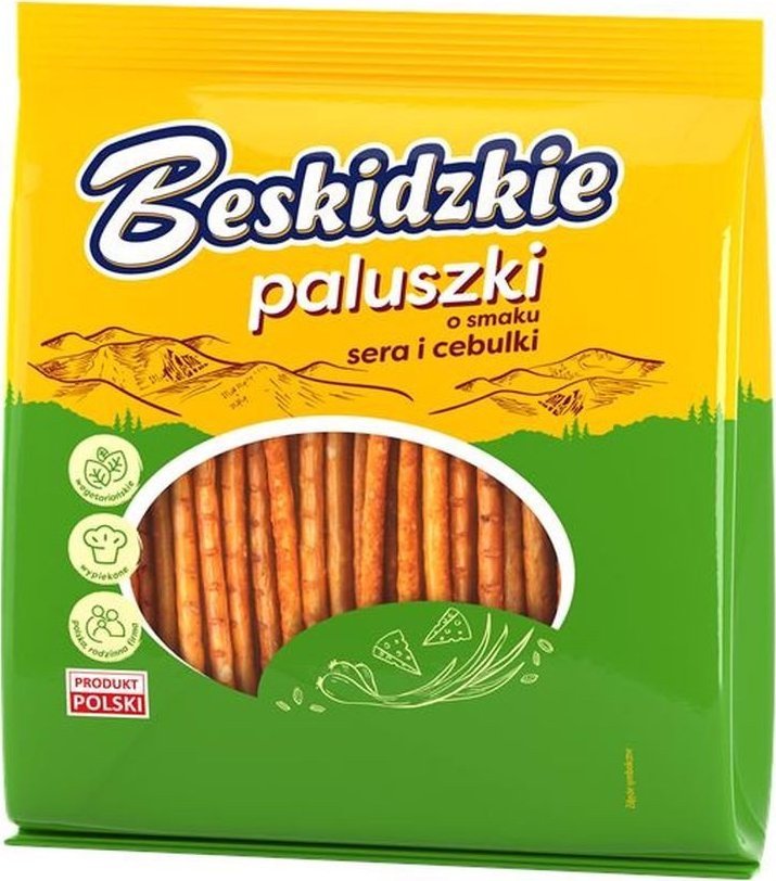 Beskidzkie Beskidzkie Paluszki ser cebulka 180 g