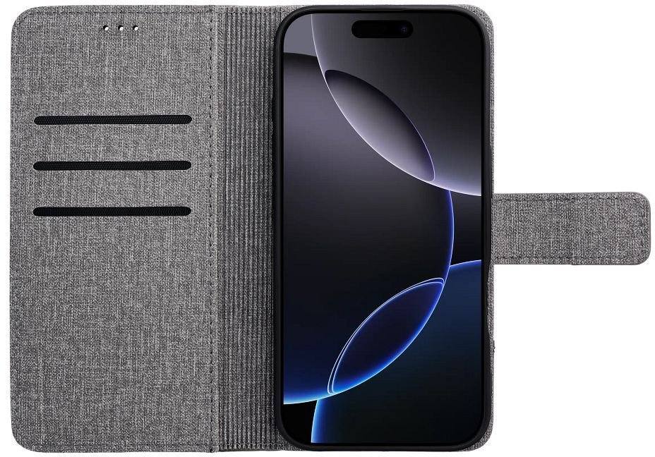 Kabura GOMMA Book do IPHONE 17 Air szary