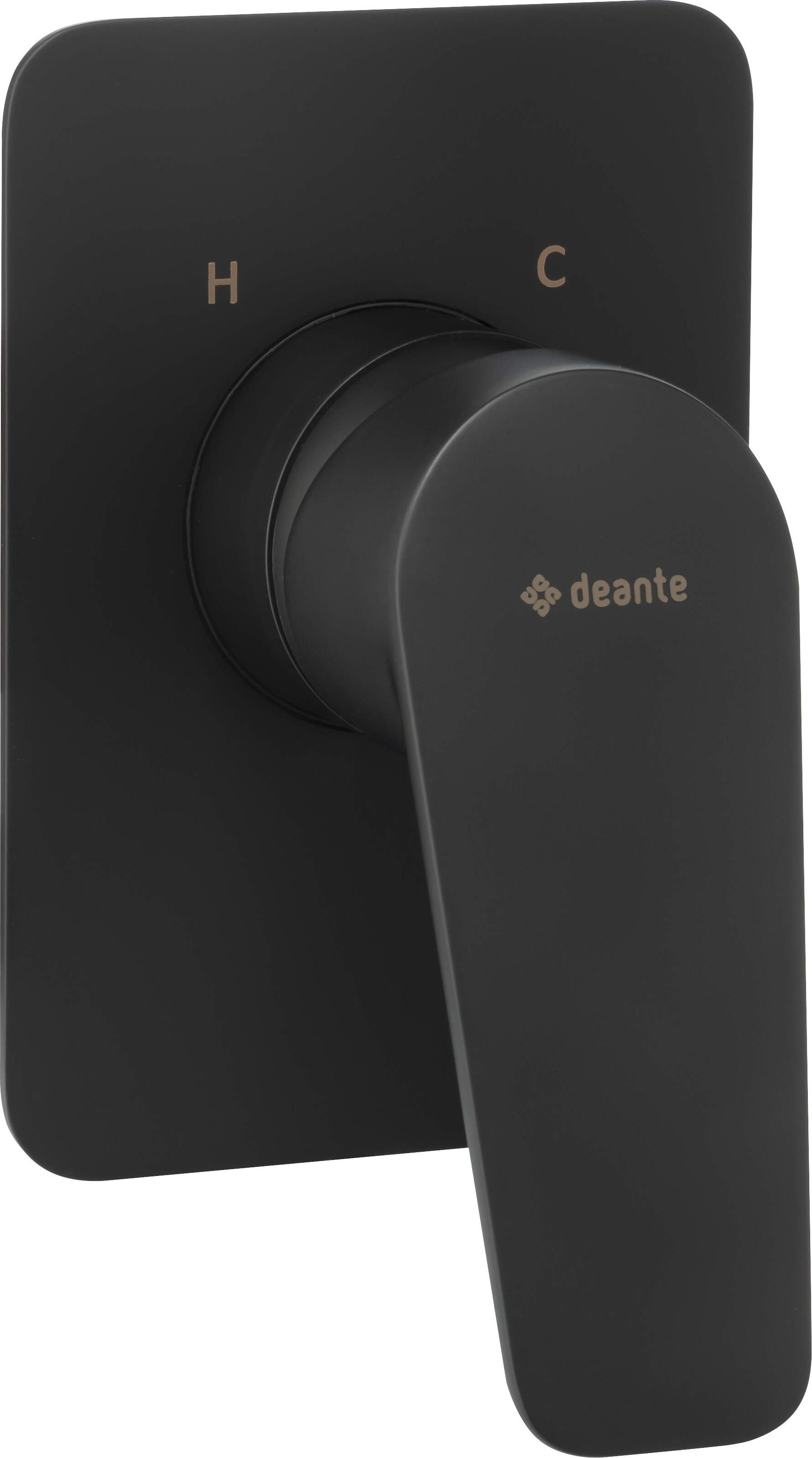 Bateria prysznicowa Deante Jasmin czarny (BGJ N44L)