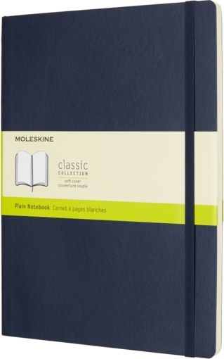 Moleskine Moleskine Sapphire Blue Extra Large Plain Notebook Soft