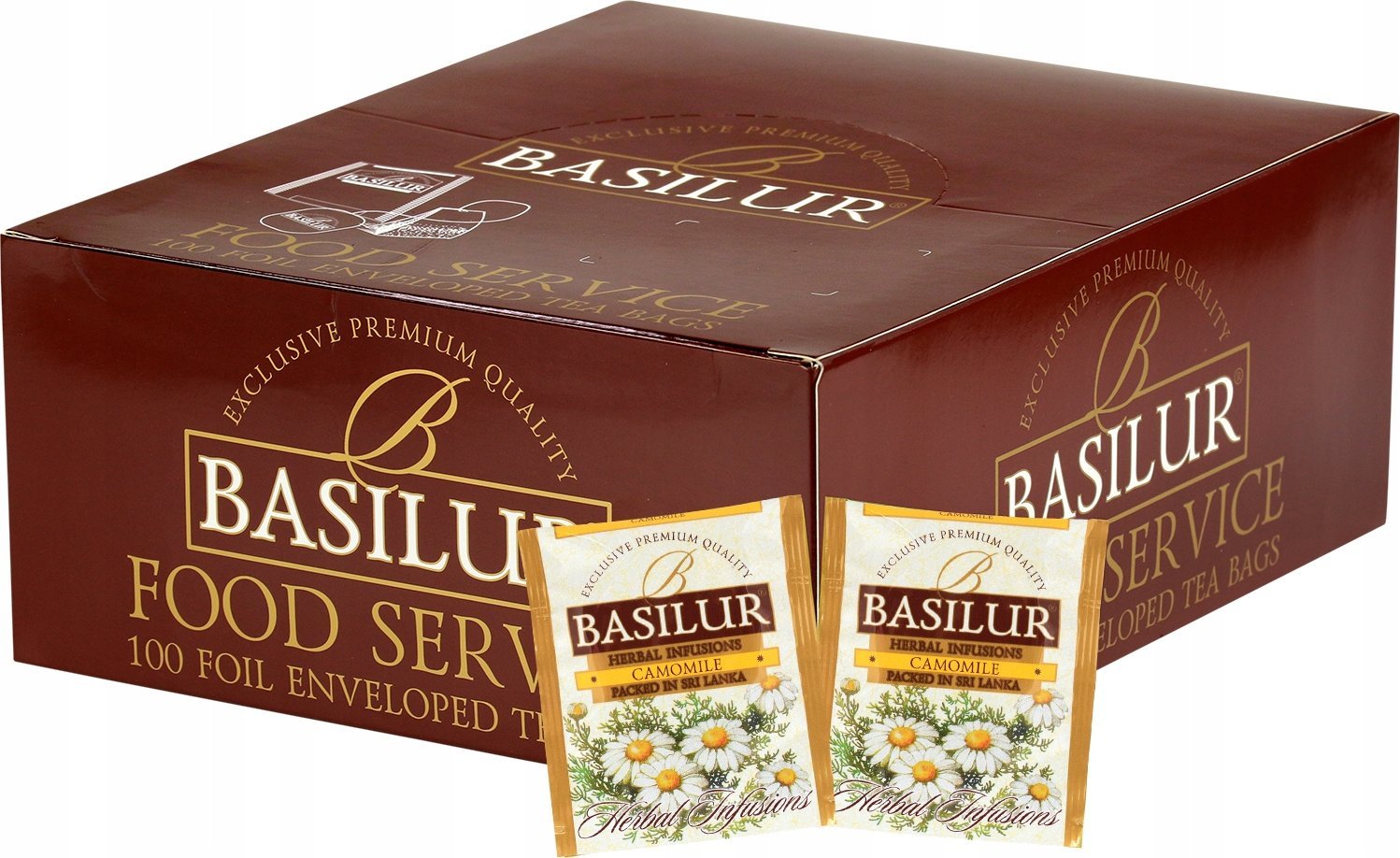 Basilur Basilur CHAMOMILE HORECA herbata ziołowa rumianek - w kopertach 100 x 1,5 g
