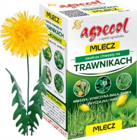 Agrecol Mlecz środek do zwalczania chwastów na trawnikach 50ml