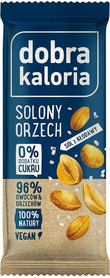 KUBARA Baton Solony orzech 20*35g (display) DOBRA KALORIA - KUBARA