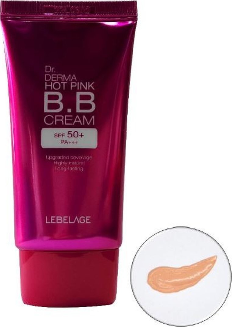 Lebelage Krem bb spf 50+ dr. derma hot pink 30ml