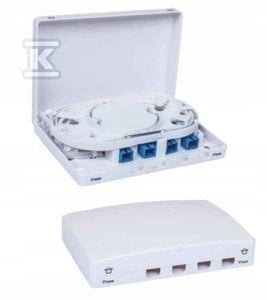 Gniazdo światłowodowe abonenckie puste duże OUT-4-0000