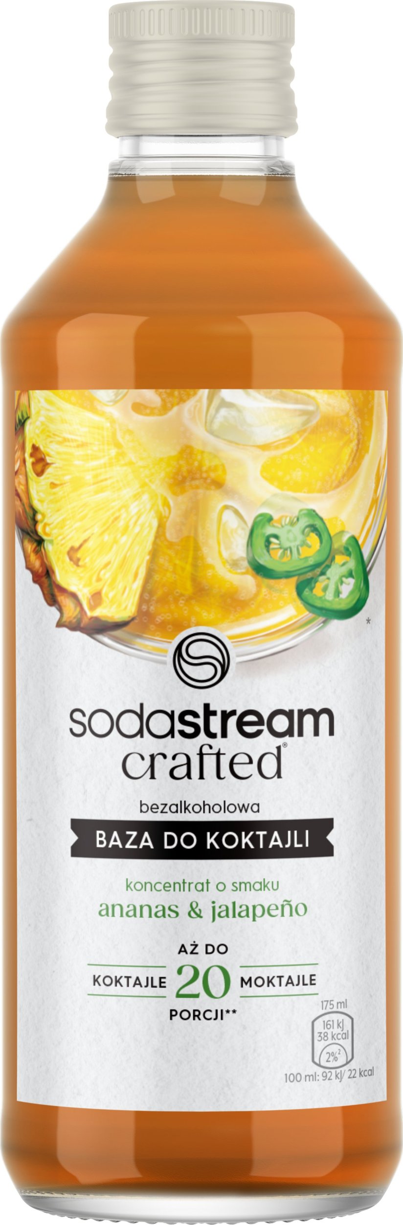 Sodastream Syrop Crafted Ananas i Jalapeno 330 ml
