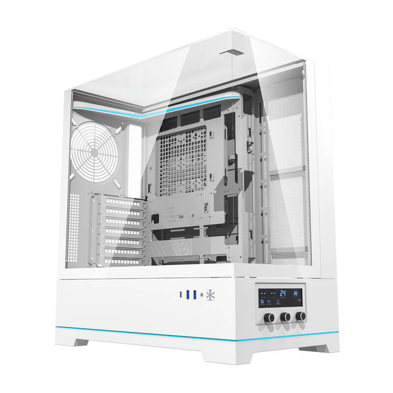 Obudowa Darkflash DY450 ARGB biała bez wentylatorów