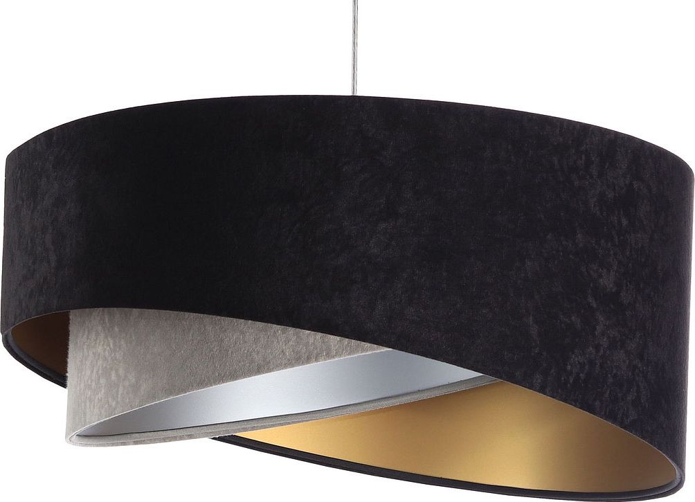 Lampa wisząca Lumes Czarno-szara asymetryczna lampa wisząca - EX992-Gana