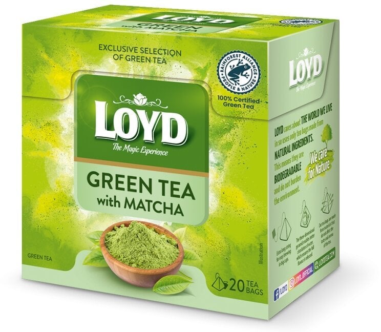 Loyd Herbata zielona z matchą 20 torebek
