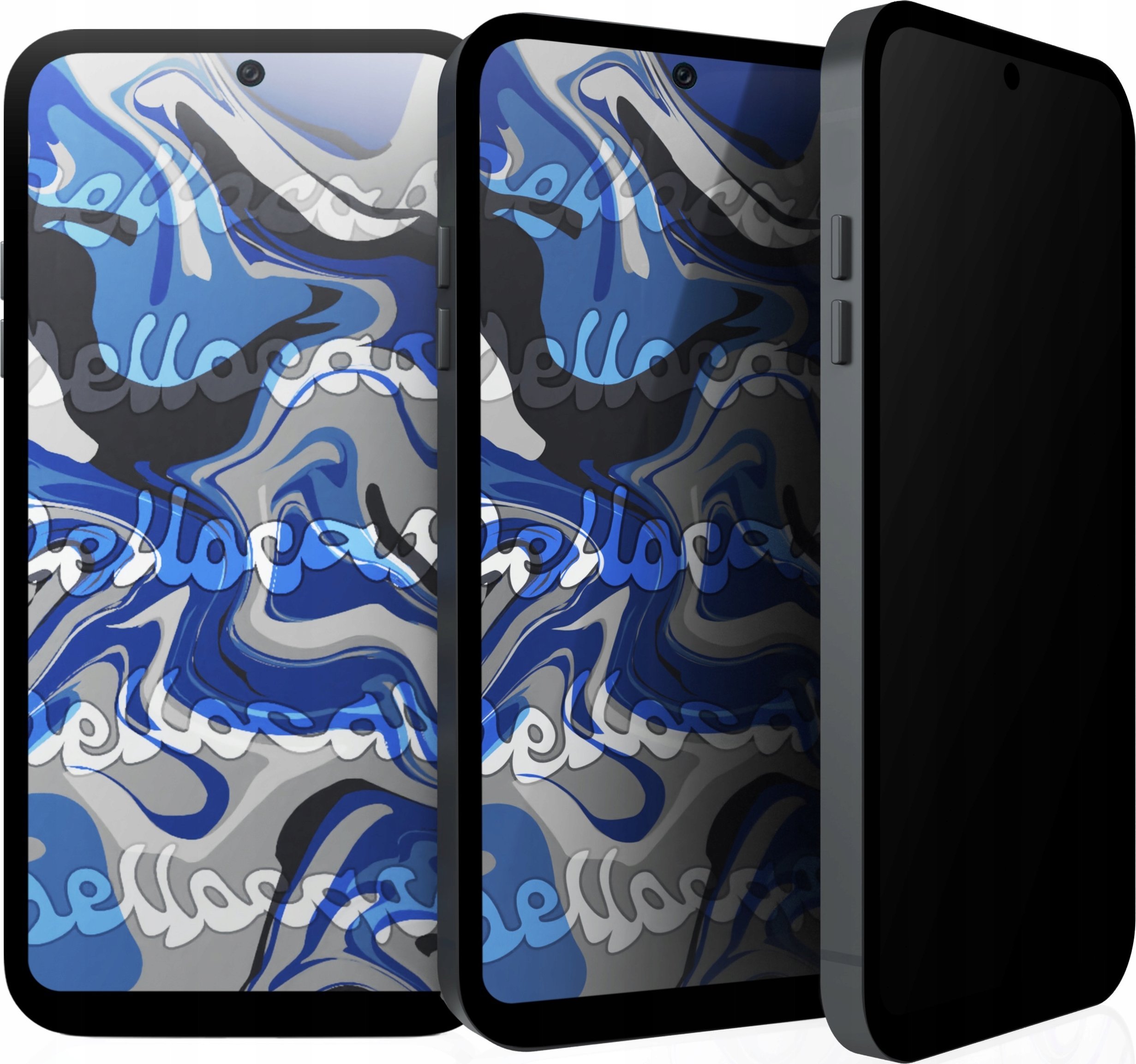 Hello Case [3-pak] Szkło Hartowane Do Xiaomi Poco F6 Pro (Antyszpiegowskie, Ochronne)