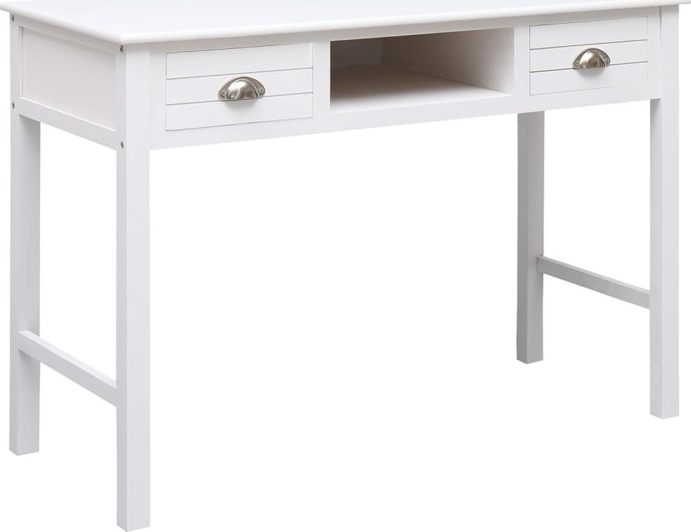 Biurko vidaXL Białe 108 cm x 45 cm