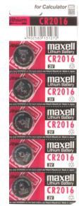 Maxell Bateria CR2016 5 szt.