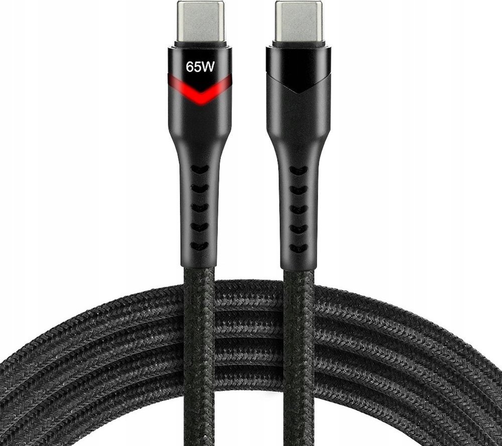 Kabel USB EverActive USB-C - USB-C 3 m Czarny (CBB-3PDR)