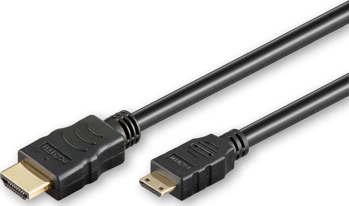 Kabel MicroConnect HDMI Mini - HDMI 1m czarny (HDM19191V2.0C)