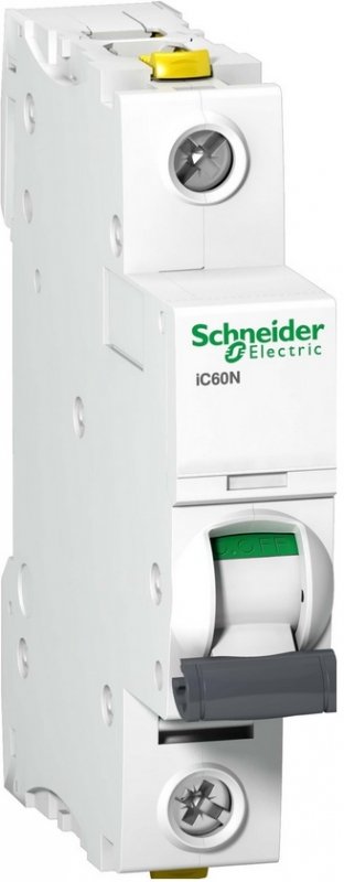 Schneider Electric Wyłącznik nadprądowy 1P D 25A 6kA AC iC60N - A9F05125