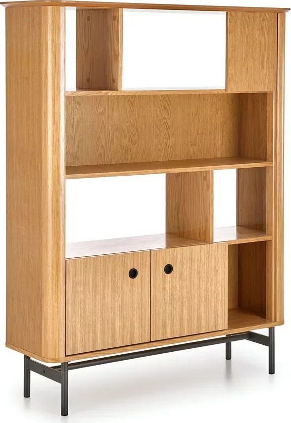 Elior Duży regał półotwarty w stylu vintage - Vistor 7X