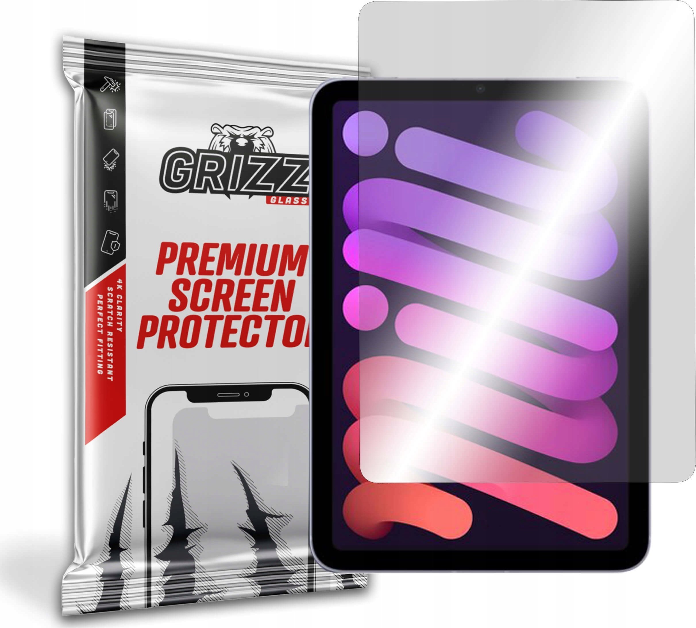 GrizzGlass Szkło hybrydowe Grizz Apple iPad mini 2021 (6. generacji)