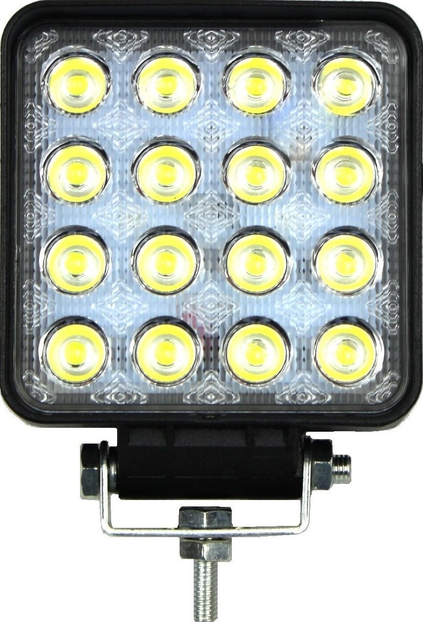 LAMPA ROBOCZA 16 LED HALOGEN 48W 12V 24V LEDOWA