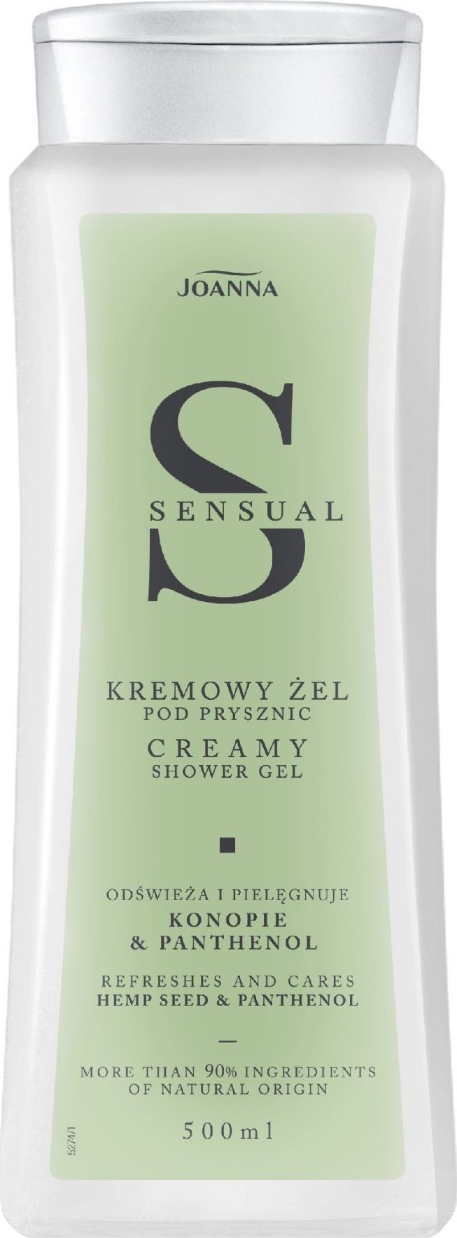 Joanna JOANNA Sensual Kremowy Żel pod prysznic - Konopie & Panthenol 500ml