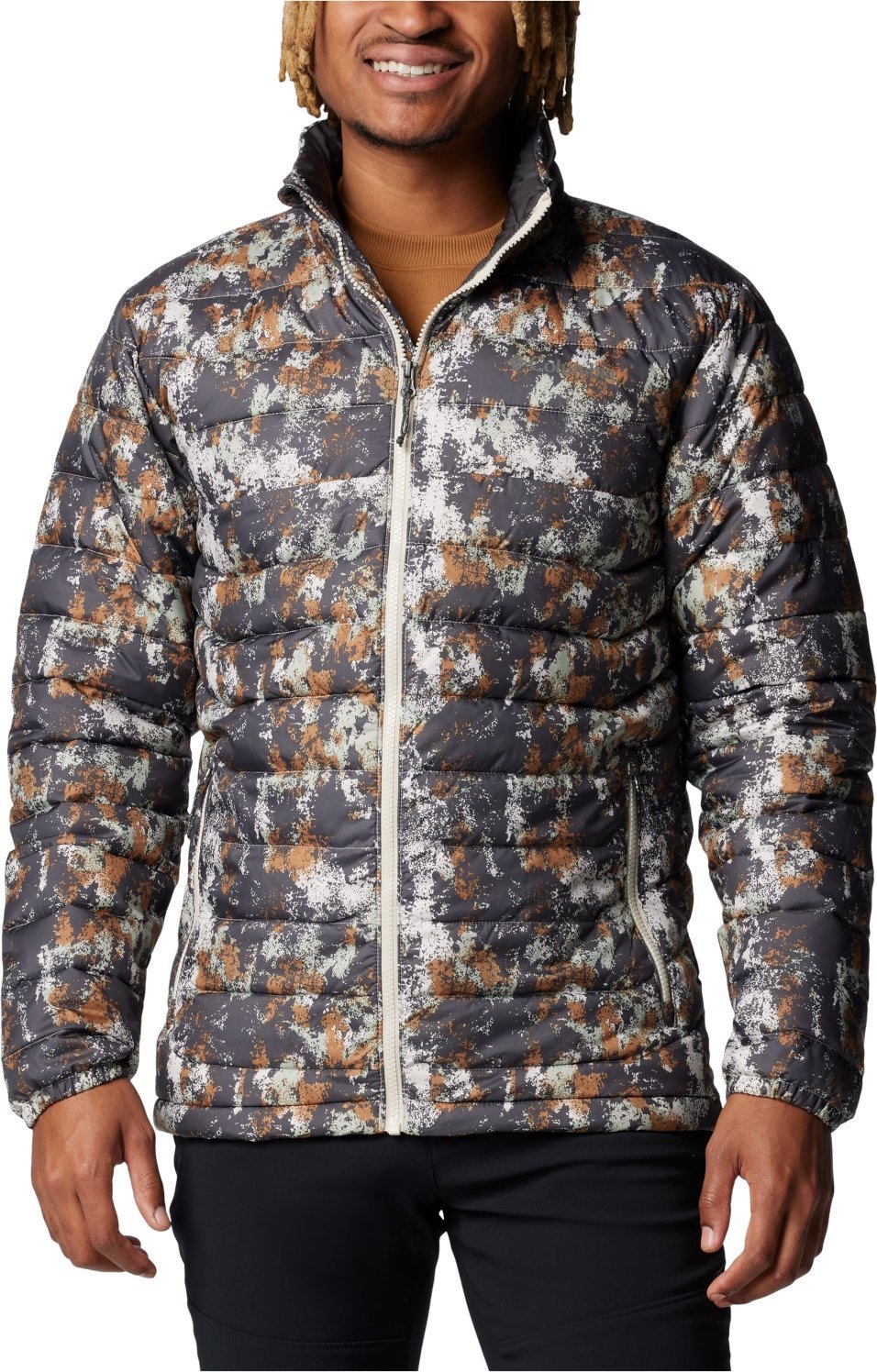 Columbia Powder Lite II Printed Jacket 2098394278 szary L