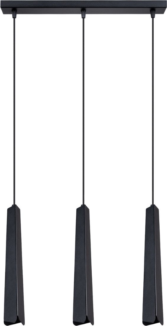 Lampa wisząca Sollux Lighting SOLLUX Lampa wisząca PRYSM 3L czarna 3 x G9 SL.1402