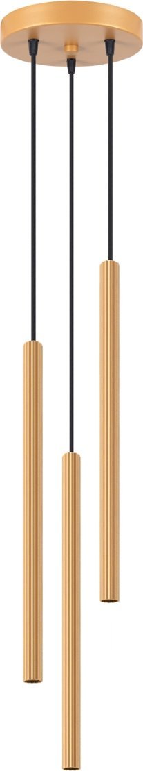 Lampa wisząca Sollux Lighting SOLLUX Lampa wisząca ARCHE 3P złota 3 x G9 SL.1342