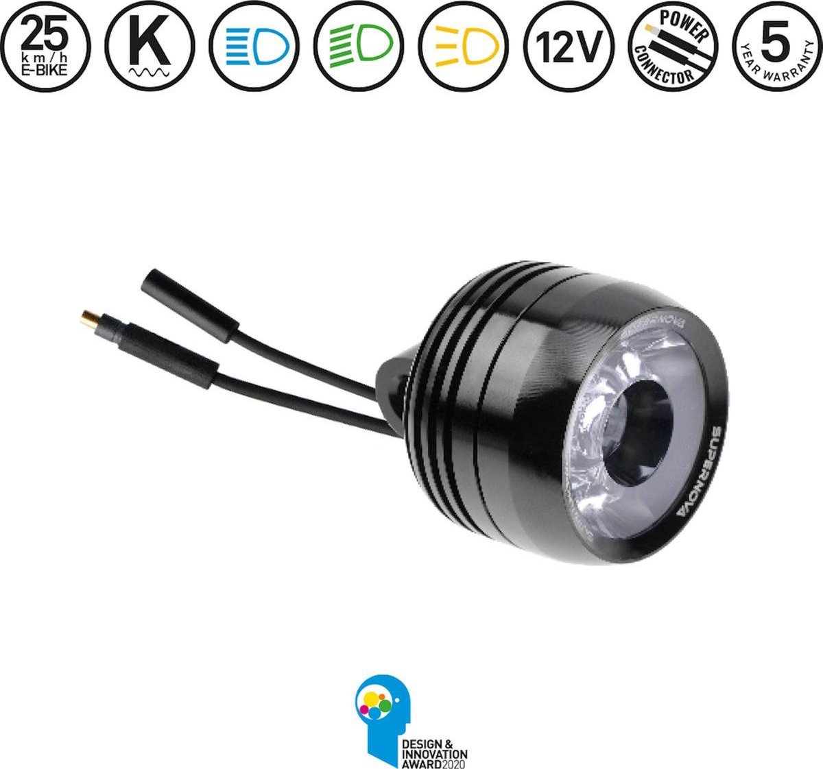 Supernova Lampka przednia SUPERNOVA Mini 2 PRO E-bike 25