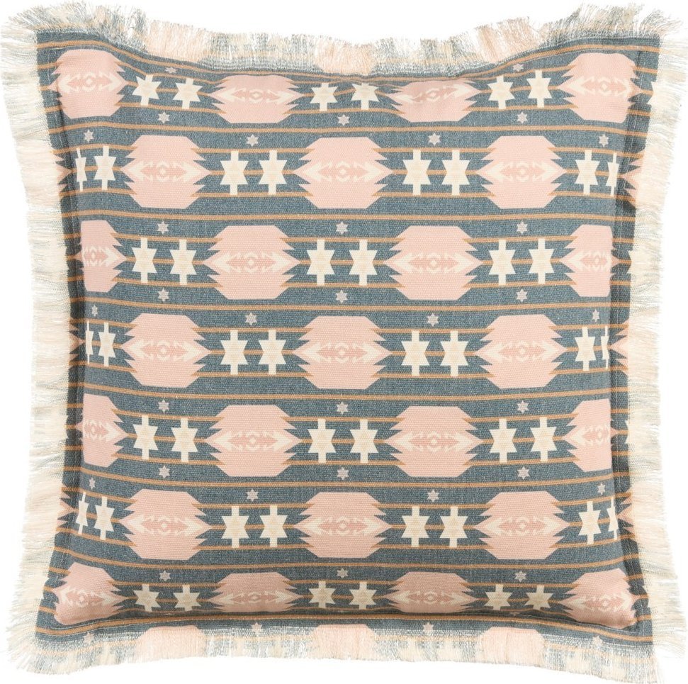 Beliani Poduszka dekoracyjna w geometryczny wzór 60 x 60 cm wielokolorowa DIANTHUS