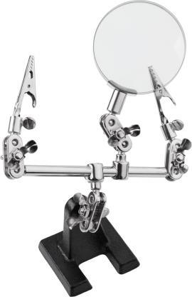 Zestaw narzędzi "trzecia ręka" z lupą