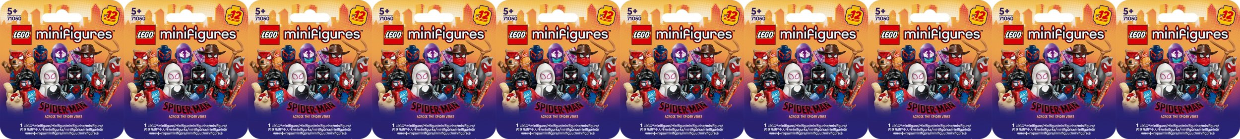 LEGO Minifigures Spider-Man: Poprzez multiwersum (71050) x10