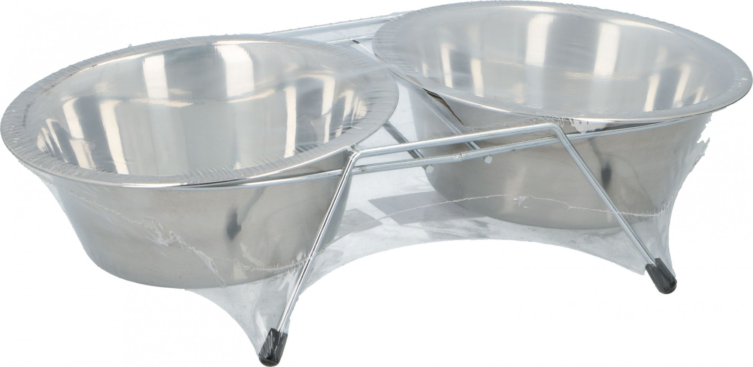 Miska dla psa i kota stal nierdzewna 2x550 ml