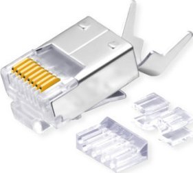 Roline Wtyczka modułowa ROLINE ekranowana, kat. 6 (klasa E), krótka, 10 szt.