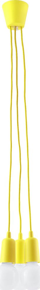 Lampa wisząca Lumes Żółta industrialna lampa wisząca zwisy - EX542-Diegi
