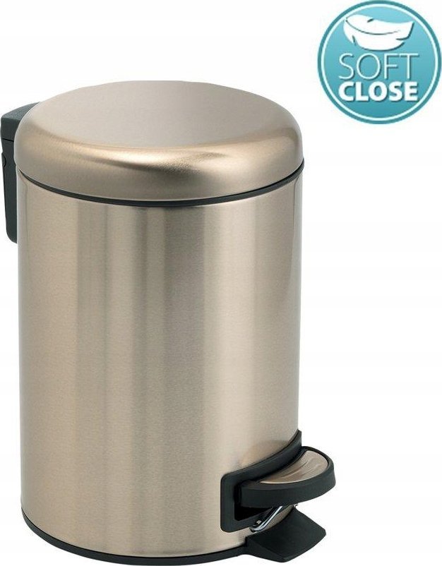 Kosz na pranie Sourcing POTTY PEDAL BIN 5 LT MATT GOLD