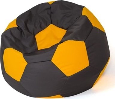Go Gift Pufa worek sako PIŁKA czarny-żółty L 80